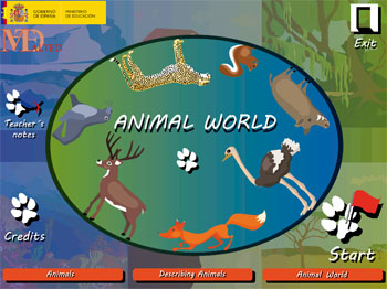 Screenshot of the resource Animal Word Screenshot of the resource Animal Word